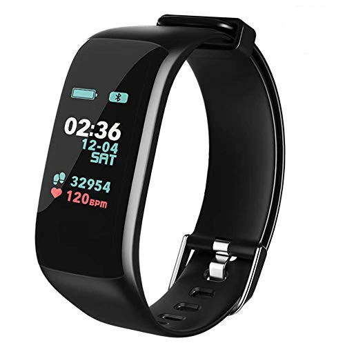 Fitness Tracker Activity Tracker Watch with Heart Rate Blood Pressure Blood Oxygen Monitor Waterproof Smart Fitness Band with Step Counter Calorie Cou