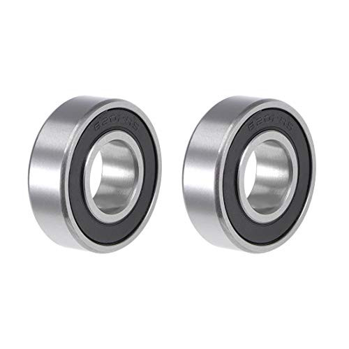 uxcell 6202-2RS Deep Groove Ball Bearing 15x35x11mm Double Sealed ABEC-3 Bearings 2-Pack uxcell 6202-2RS Deep Groove Ball Bearing 15x35x11mm Double Sealed ABEC-3 Bearings 2-Pack