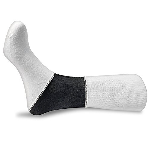 Bed Sore Heel & Ankle Protectors | Pressure Sores & Ulcers | GlideWear (Small, White)