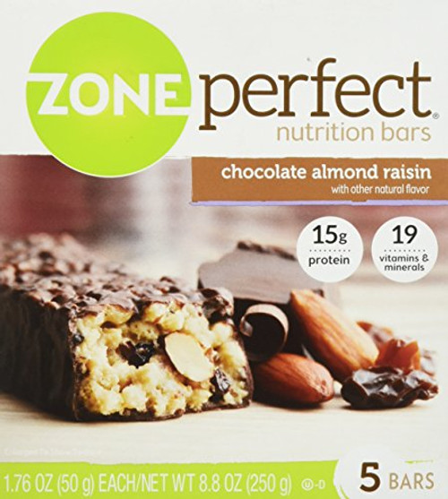 Zone Perfect Chocolate Almond Raisin Nutrition Bars 5 Count Zone Perfect Chocolate Almond Raisin Nutrition Bars 5 Count