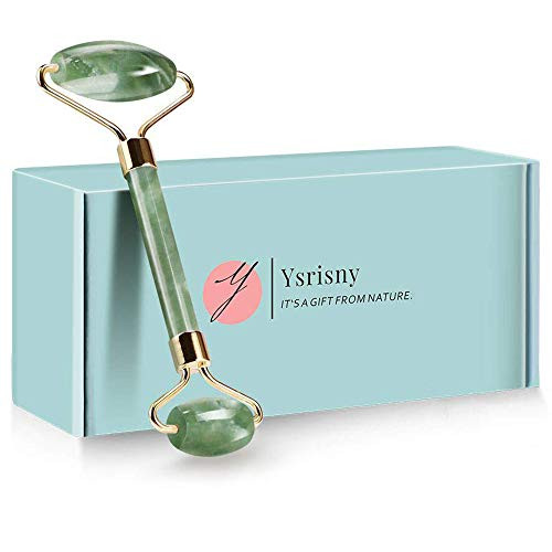 Jade Roller for Face - Facial Massage Tool for Anti Aging Wrinkles and Skin Rejuvenate -100 Natural Jade Stone for Face Eyes -Jade Roller-1pcs- Jade Roller for Face - Facial Massage Tool for Anti Aging Wrinkles and Skin Rejuvenate -100 Natural Jade Stone for Face Eyes -Jade Roller-1pcs-