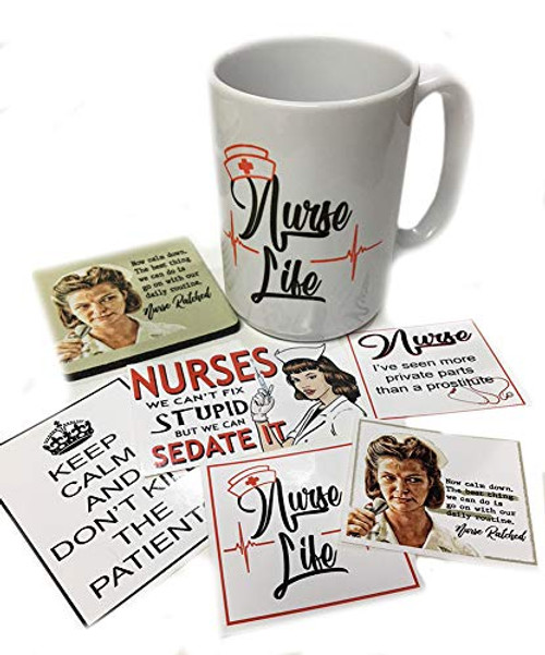 Nurse Mug Gifts - Funny Nurse Mugs Funny Nurse Laptop Stickers Funny Coaster For Nursing Week Gifts - A Special Nurses Graduation Gift 15 Oz- Mug Nurs Nurse Mug Gifts - Funny Nurse Mugs Funny Nurse Laptop Stickers Funny Coaster For Nursing Week Gifts - A Special Nurses Graduation Gift 15 Oz- Mug Nurs