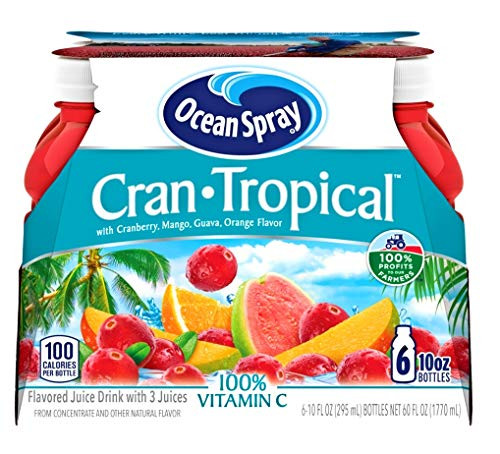 Ocean Spray Cran-Tropical Juice 6-10oz bottles Ocean Spray Cran-Tropical Juice 6-10oz bottles