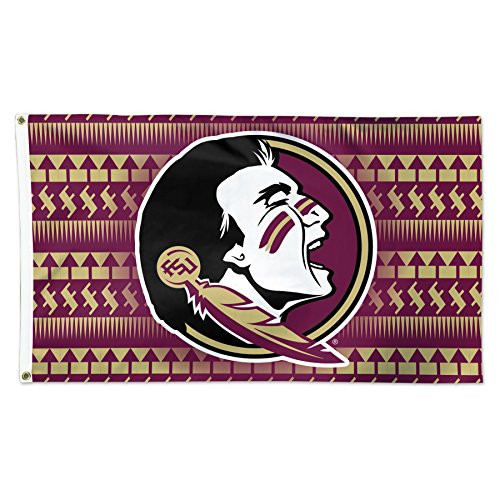 Florida State Seminoles Chevron Pattern NCAA Football 3 x 5 Foot Flag