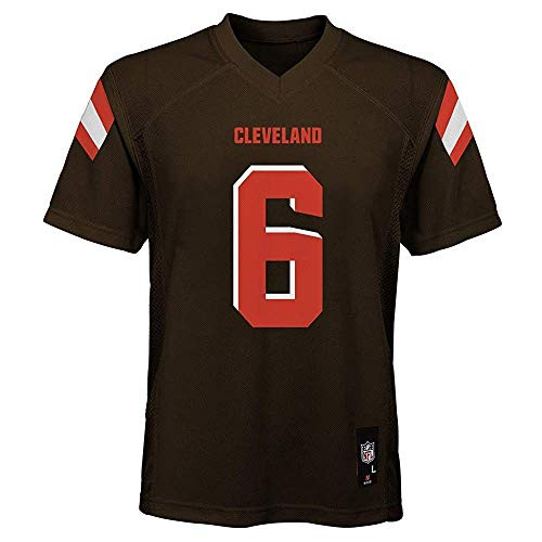 Outerstuff Baker Mayfield Cleveland Browns NFL Youth 8-20 Brown Home Mid-Tier Jersey -Youth Medium 10-12- Outerstuff Baker Mayfield Cleveland Browns NFL Youth 8-20 Brown Home Mid-Tier Jersey -Youth Medium 10-12-