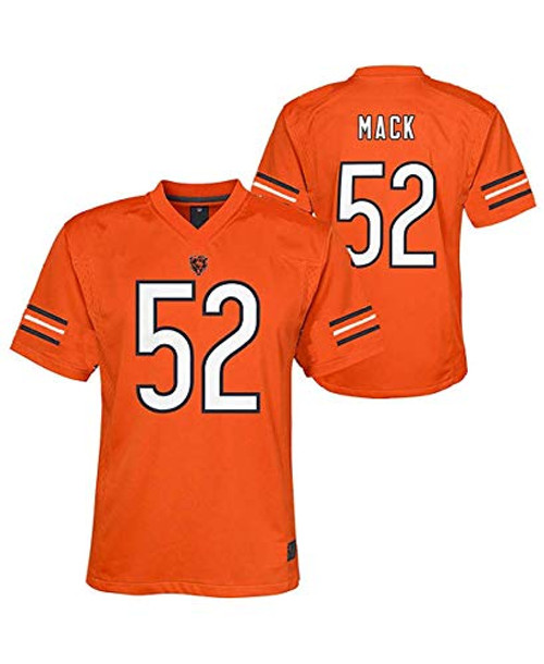 Khalil Mack Chicago Bears NFL Youth 8-20 Orange Alternate Mid-Tier Jersey -Youth Large 14-16- Khalil Mack Chicago Bears NFL Youth 8-20 Orange Alternate Mid-Tier Jersey -Youth Large 14-16-