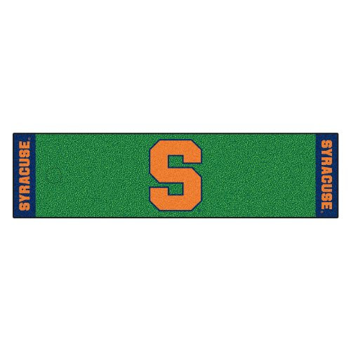 FANMATS NCAA Syracuse University Orange Nylon Face Putting Green Mat