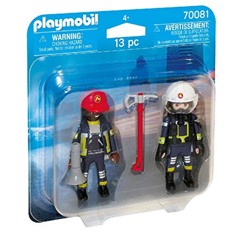 Playmobil 70081 Duo Pack Fireman and Woman Colourful