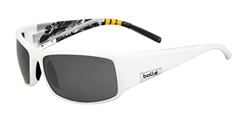 Bolle King Sunglasses  Medium-Large  TNS Gun  Shiny White Mountain