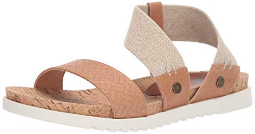 Yellow Box Womens Meera Sandal  Tan  9 M US