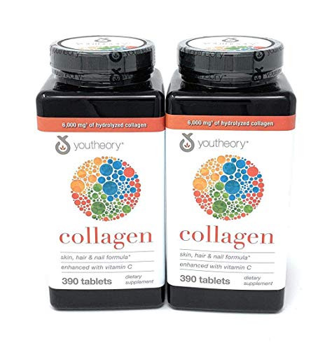 Youtheory Collagen Advanced Formula Tablets - 390 ct -2-Pack for 780 Ct-
