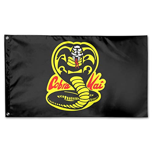 American Flag by U-S- Veterans Owned Cobra Kai Flag 3x5 Ft