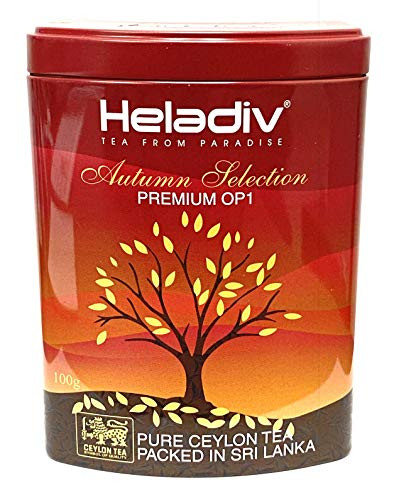 Orange Pekoe Loose Leaf Black Tea - 100g Tin - HELADIV Seasonal Collection -Autumn-