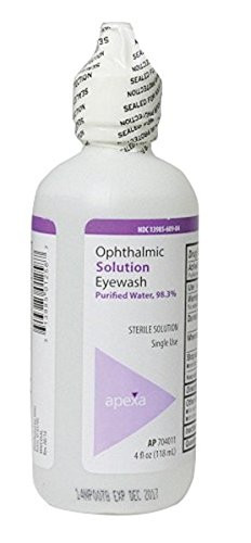 Irrigation Solution Sterile Eye Wash with Boric Acid - 4oz