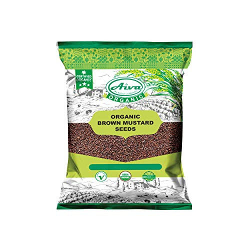 AIVA Organic Brown Mustrad Seeds -Rai- 7 oz
