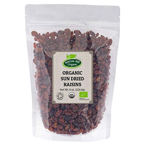 Organic Sun Dried Raisins 8oz- by Hatton Hill Organic