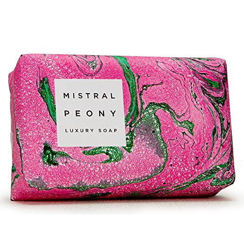 Mistral French 7 oz Bar Soap Marbles Peony