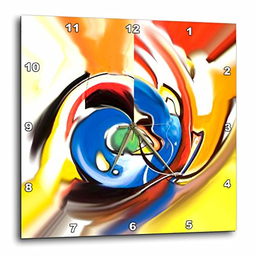 3dRose LLC Original Digital Artwork 10 by 10-Inch Wall Clock