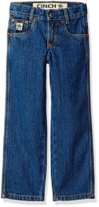 Cinch Boys Big Original Fit Slim Jean  Medium Stone wash  8S