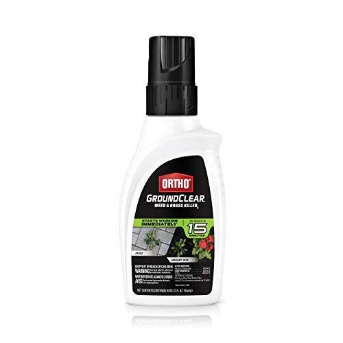 Ortho 4650306 GroundClear Weed and Grass Killer2-Concentrate  Grass Killer and Weed Control for Gardens  Landscape Beds  Patios and More  Broadleaf Weed Kil