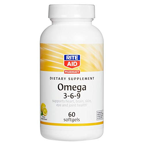 Rite Aid Omega 3-6-9 Softgels  Lemon Flavored - 60 Count