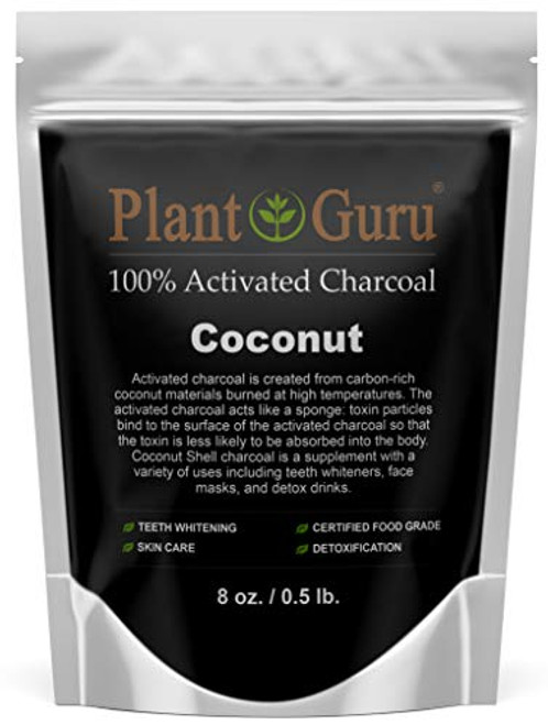 Activated Charcoal Powder 8 oz- COCONUT - Food Grade Kosher Non-GMO - Teeth Whitening Facial Mask and Soap Making- Promotes Natural Detoxification an Activated Charcoal Powder 8 oz- COCONUT - Food Grade Kosher Non-GMO - Teeth Whitening Facial Mask and Soap Making- Promotes Natural Detoxification an