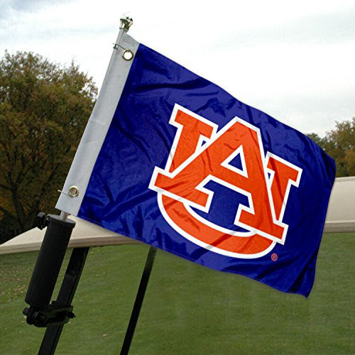 College Flags and Banners Co- Auburn Golf Cart and Boat Flag