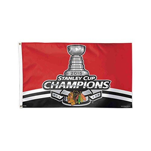 WinCraft Chicago Blackhawks 3x5 Flag - 2015 Champion