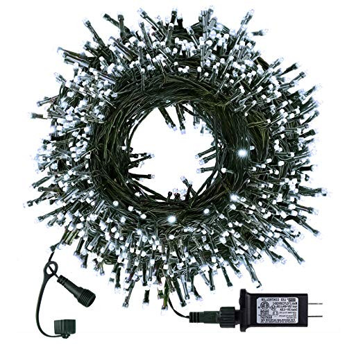 Christmas String Lights - 66FT 200 LED Twinkle Fairy Lights String with 8 Light Modes for Christmas Trees Garland Wreath Wedding Indoor Outdoor Holida