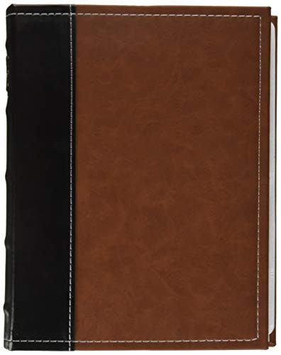 Bellagio-Italia Brown DVD Storage Binder - Stores Up to 48 DVDs  CDs  or Blu-Rays - Stores DVD Cover Art - Acid-Free Sheets