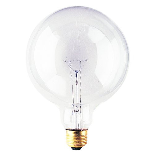 Bulbrite 861055 100 W Dimmable G40 Shape LED Bulb (E26) Base with Medium Screw, 12 Pack, Clear