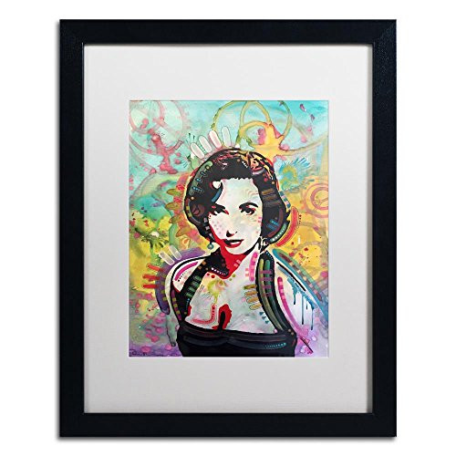 Trademark Fine Art Liz by Dean Russo, White Matte, Black Frame 16x20-Inch