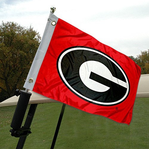 College Flags and Banners Co- Georgia Bulldogs Golf Cart and Boat Flag College Flags and Banners Co- Georgia Bulldogs Golf Cart and Boat Flag