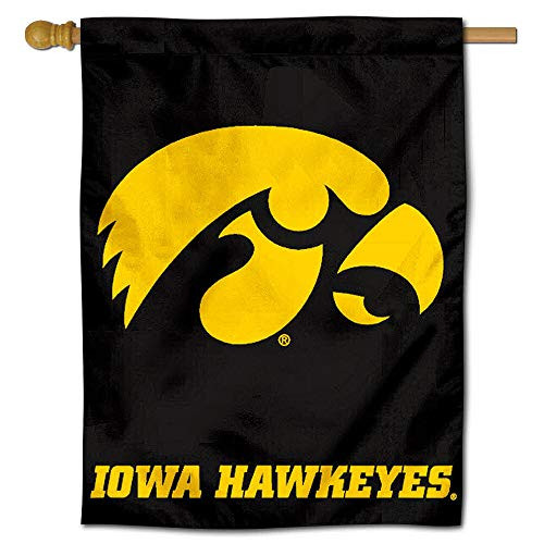 College Flags and Banners Co- University of Iowa Hawkeyes House Flag