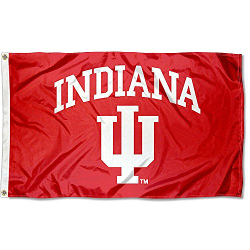 Indiana Hoosiers IU University Large College Flag Indiana Hoosiers IU University Large College Flag