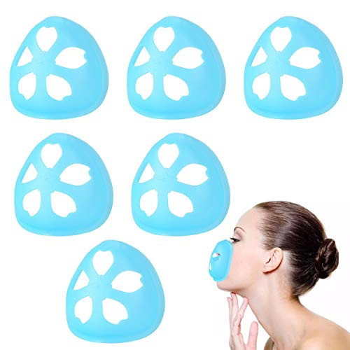 3D Mask Bracket - Cool Lipstick Protector - Face Mask Inner Support Frame - Create More Breathing Space - Reusable Mask Bracket -Blue-