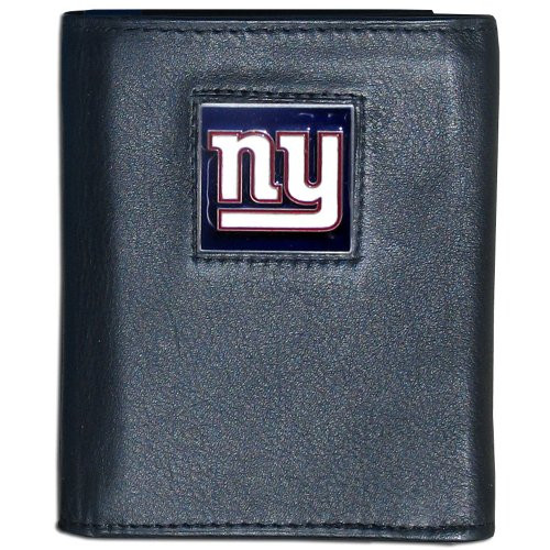 NFL New York Giants Leather Tri-Fold Wallet