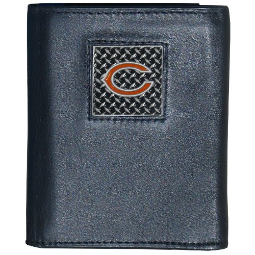 NFL Chicago Bears Leather Gridiron Tri-Fold Wallet