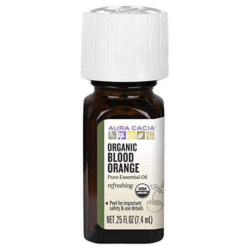Aura Cacia Certified Organic Pure Blood Orange Essential Oil Purity Tested - 0-25 fl- oz- - Citrus sinensis Aura Cacia Certified Organic Pure Blood Orange Essential Oil Purity Tested - 0-25 fl- oz- - Citrus sinensis