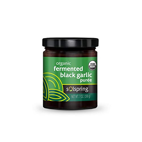 Dr- Mercola Solspring Organic Fermented Black Garlic Puree  About 33 Servings -7 oz--  Non GMO  Soy Free  Gluten Free  USDA Organic
