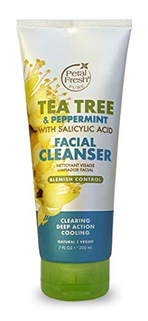 Petal Fresh Tea Tree and Peppermint Facial Cleanser Blemish Control Clean Skincare Daily Facial Cleanser Vegan and Cruelty Free 5 oz Petal Fresh Tea Tree and Peppermint Facial Cleanser Blemish Control Clean Skincare Daily Facial Cleanser Vegan and Cruelty Free 5 oz