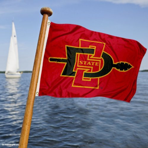 College Flags and Banners Co- San Diego State University Golf Cart and Boat Flag College Flags and Banners Co- San Diego State University Golf Cart and Boat Flag