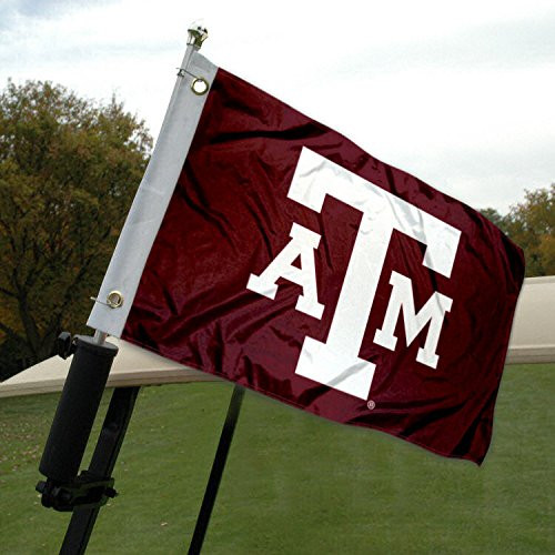 College Flags and Banners Co- Texas AandM Golf Cart and Boat Flag