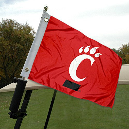 College Flags and Banners Co- University of Cincinnati Golf Cart and Boat Flag College Flags and Banners Co- University of Cincinnati Golf Cart and Boat Flag