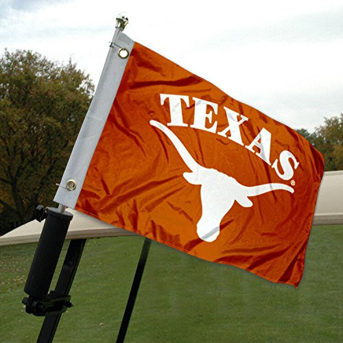 College Flags and Banners Co- University of Texas Golf Cart and Boat Flag