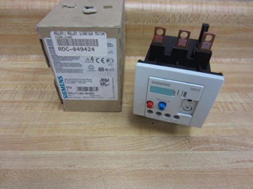 Siemens 3RU11 46-4KB0 Thermal Overload Relay  For Mounting Onto Contactor  Size S3  57-75A Setting Range