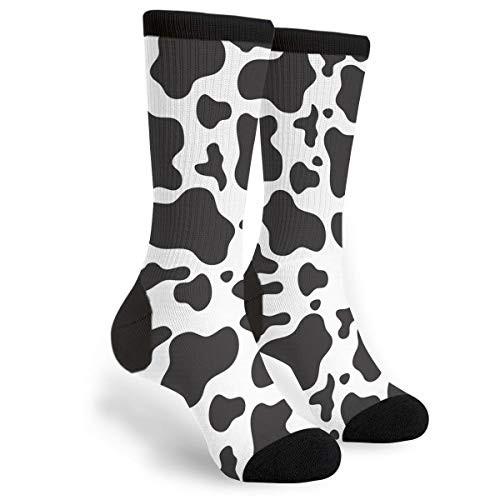 Cow Print Pattern Men Women Casual Socks Funny Funky Novelty Crew Tube Socks Cow Print Pattern Men Women Casual Socks Funny Funky Novelty Crew Tube Socks