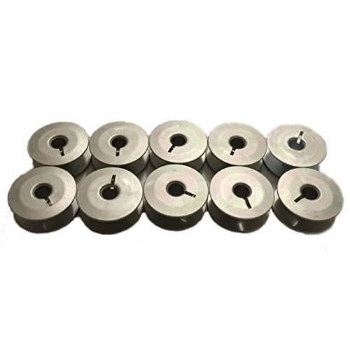 Cutex -TM- Brand 10 Aluminum Bobbins for Pfaff Powerquilter P3 Long Arm Quilting Machine Cutex -TM- Brand 10 Aluminum Bobbins for Pfaff Powerquilter P3 Long Arm Quilting Machine