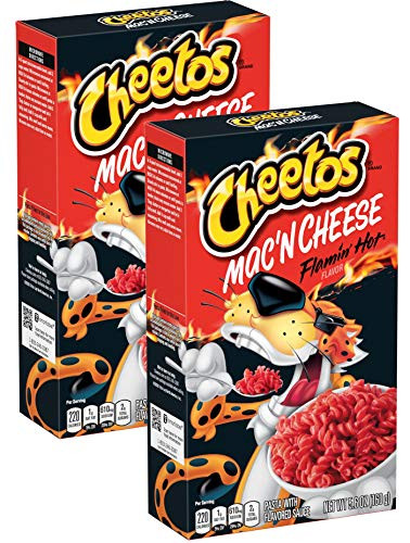 Cheetos Macn Cheese Flamin Hot flavor -5-9 Oz box- Pack of 2