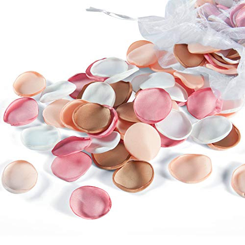 300pcs Silk Rose Petals Artificial Flower Petals Girl Scatter Petals for Wedding Aisle Centerpieces Table Confetti Party Favors Home Decoration